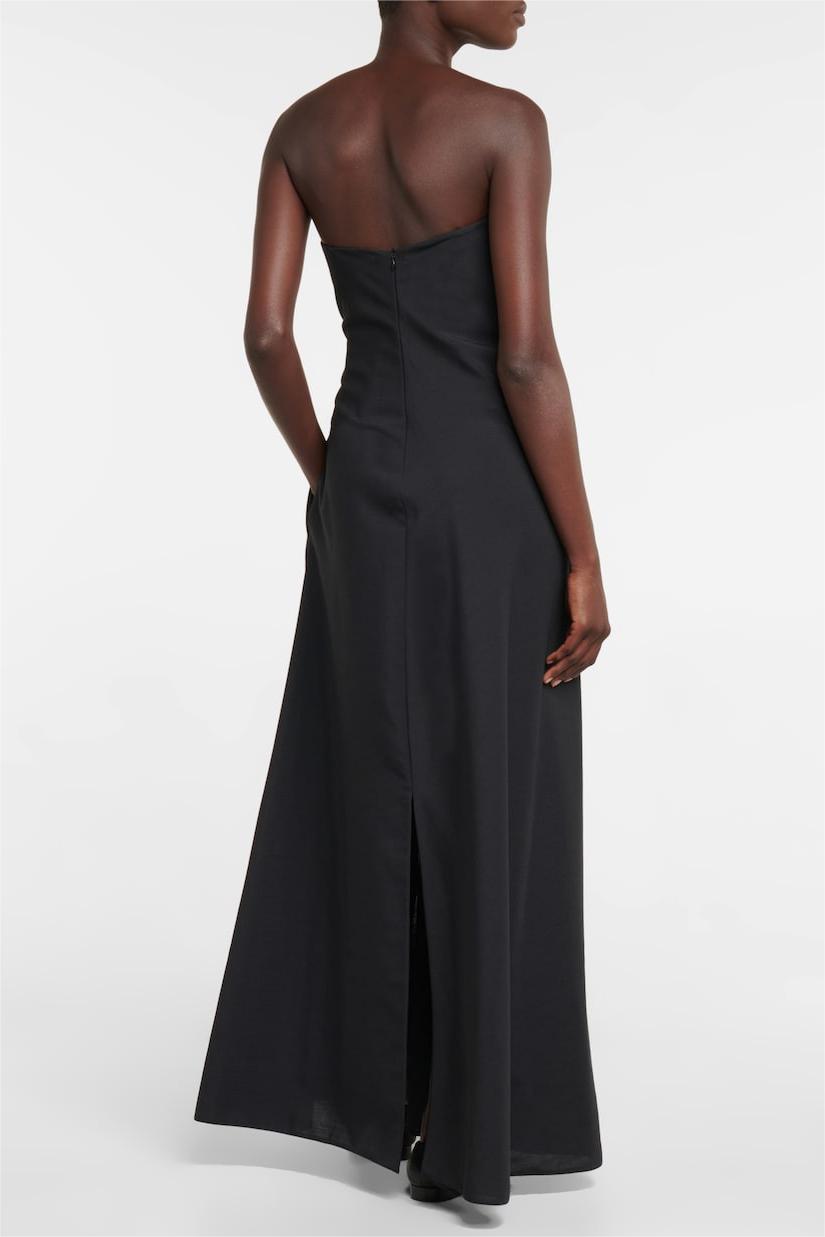 Solid Off Shoulder Asymmetrical Midi Dress