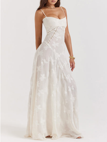Evelyn-Fleur Lace Maxi Dress