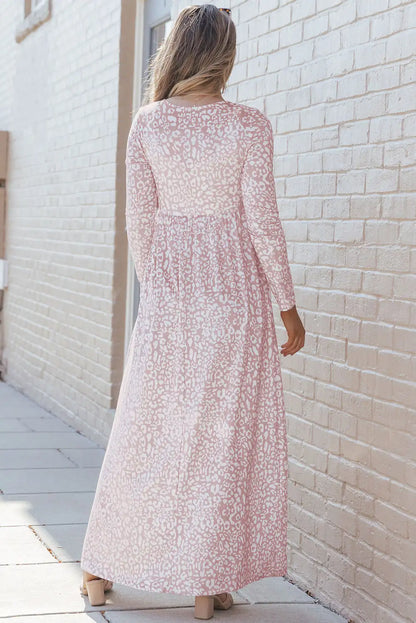 leopard print maxi dress 2