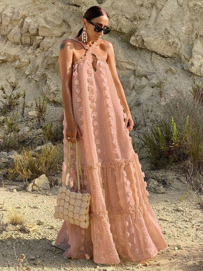 Sleeveless Maxi Dress Casual Oversized Floor Length Dress