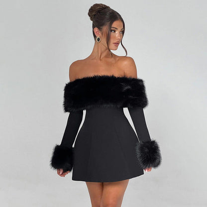 Carnival Mini Dress - Black