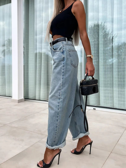 Loose Distressed Jeans