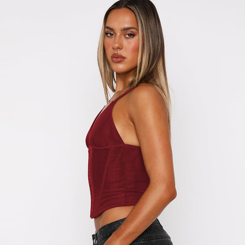 Warsaw Top - Maroon