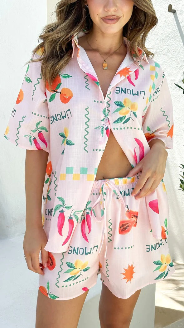 Argus Co-ord - Light Pink