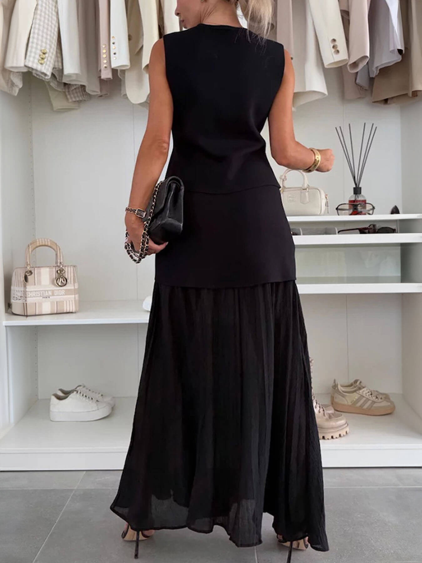 Knit Luxe Suit Dress Two Set