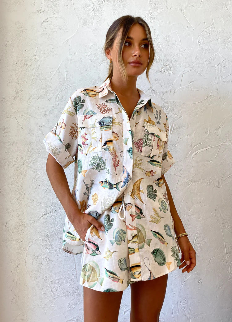 Travina Co-ord - Apricot