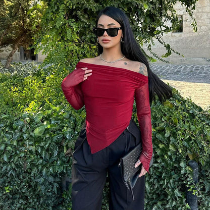 Zena Top-Red