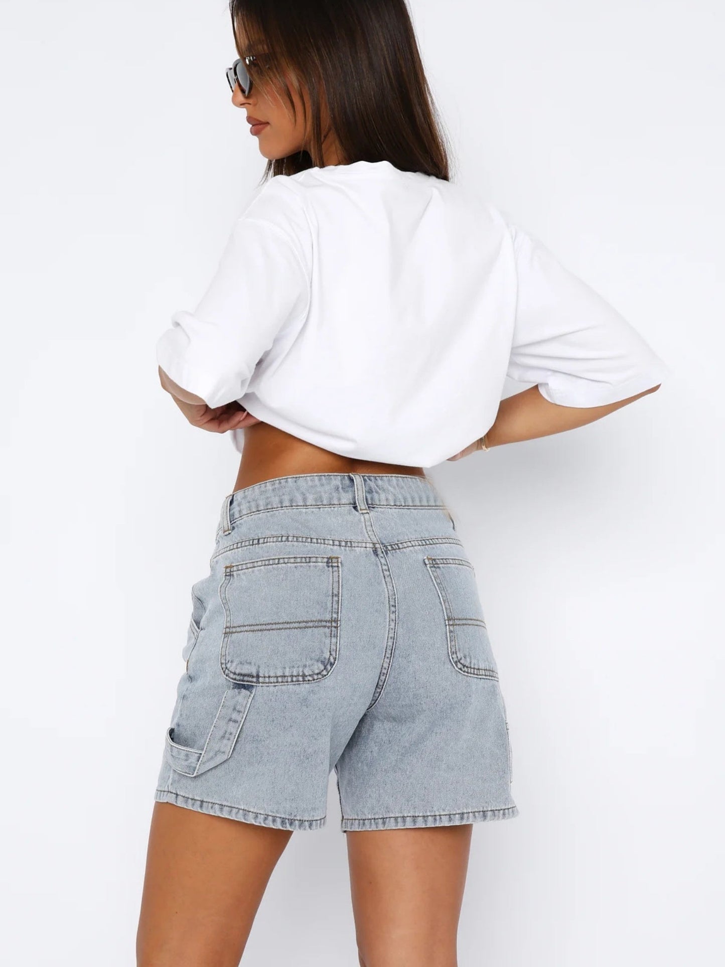 Pocket Washed Straight-fit Jeans