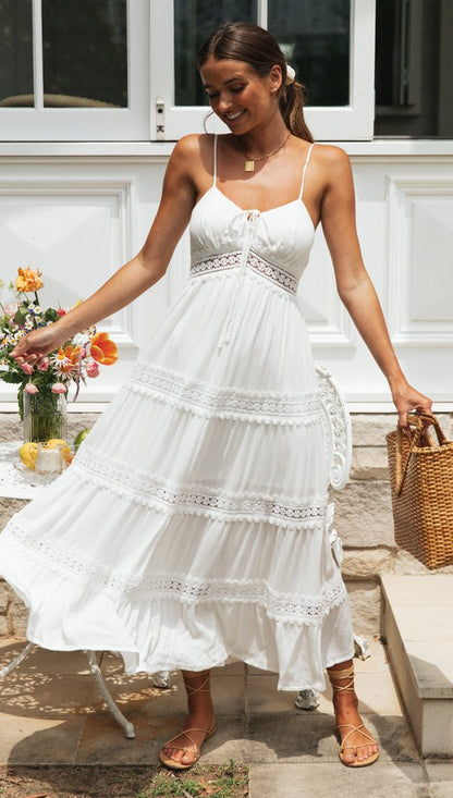 Ruben Maxi Dress - White