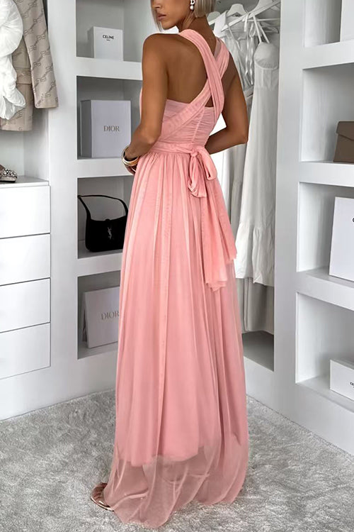 High Rise Versatile Tulle Maxi Dress
