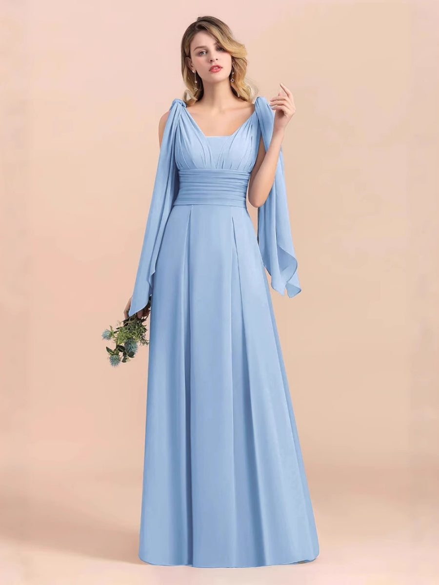 Ribbon Waist Parties Bridesmaid Grace Maxi Dresses