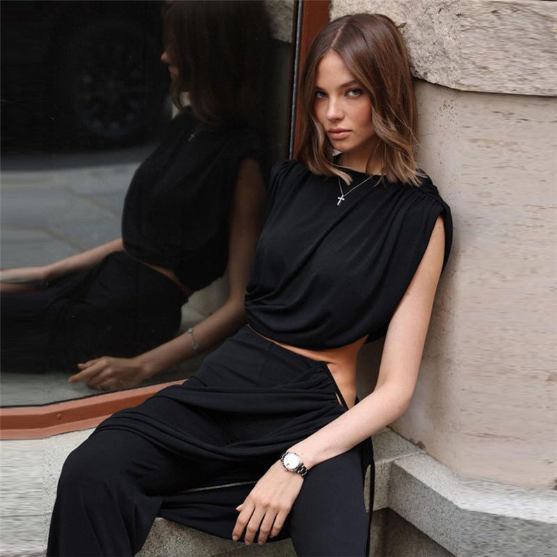 Duo Chic Co-ord Set - Black