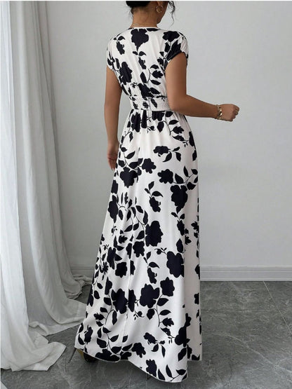 Hit Flowers Plants And Flowers Maxi Dresses