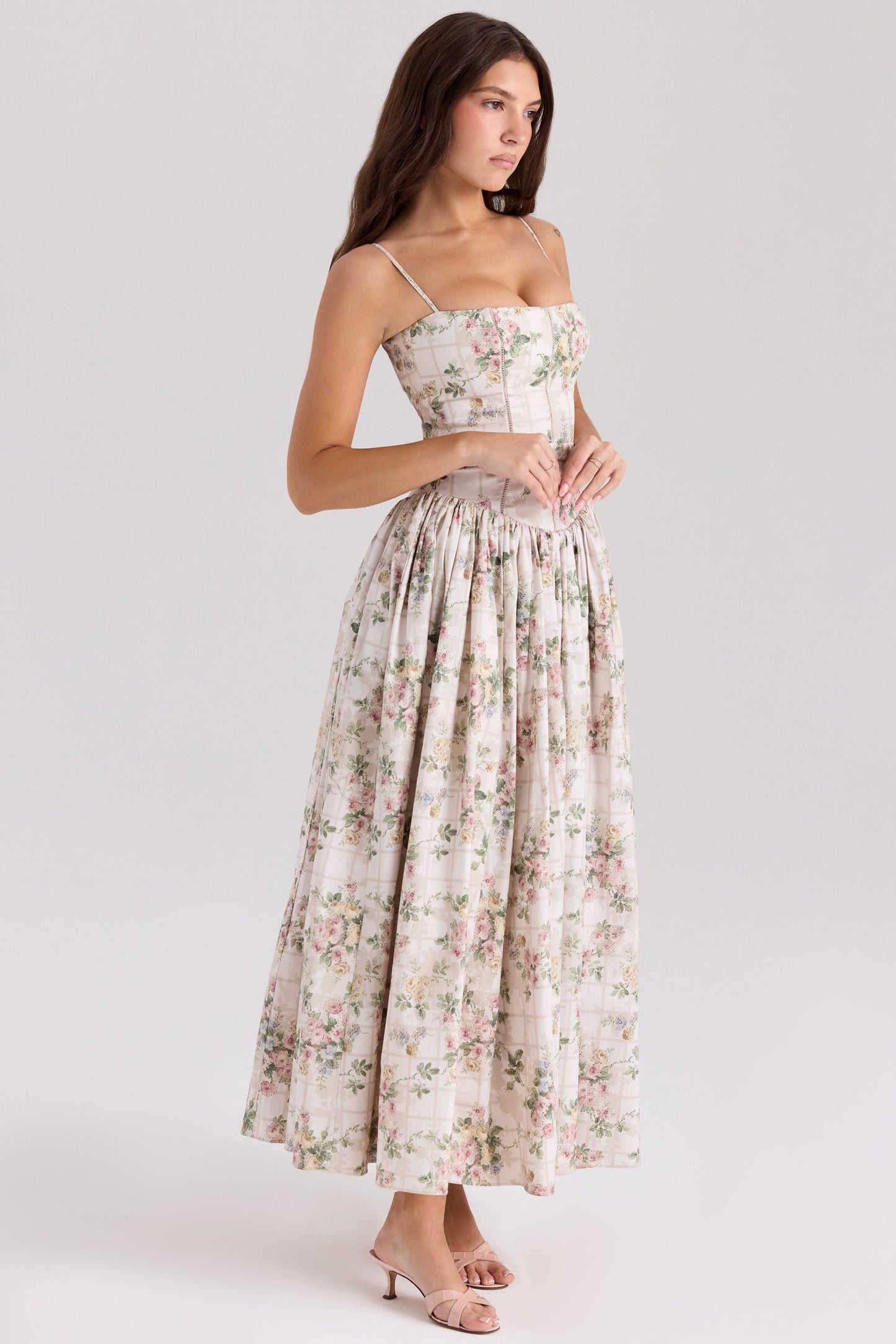 Amaris Floral Maxi Sundress