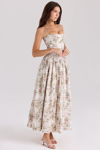 Amaris Floral Maxi Sundress
