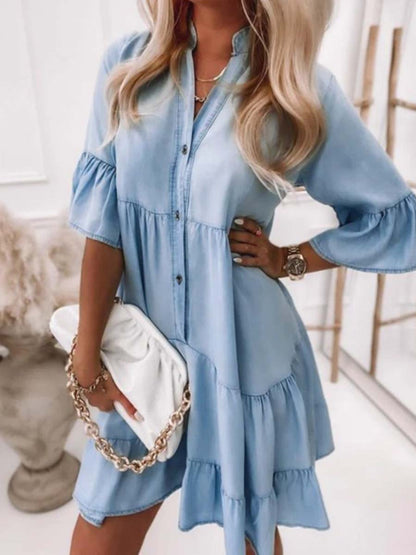 A-line Denim Dress