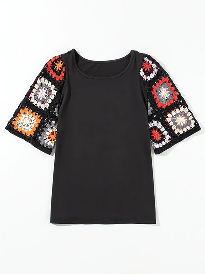 Lace Sleeve Shirt