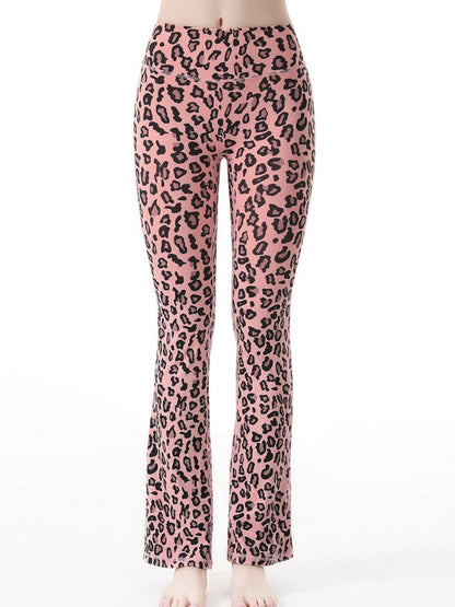 Leopard Print Yoga Slim Fit Hip Body Pants