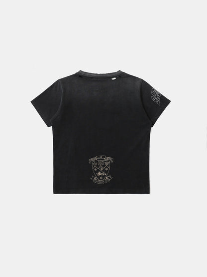 BADBLOOD Work Shop Printed Distressed T-shirts