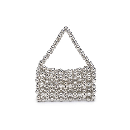 Silver Bubble Evening Bag