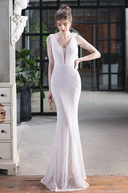 Elegant Sequin Mermaid Party Dress