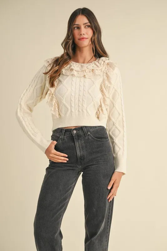 MABLE Lace Sweater