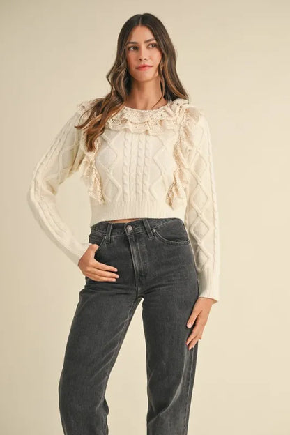 MABLE Lace Sweater