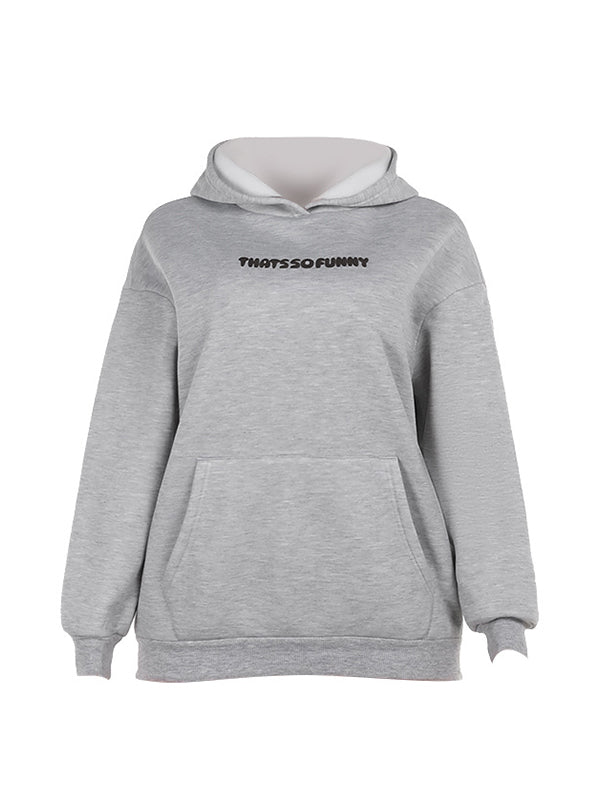 Letter Oversized Hoodie