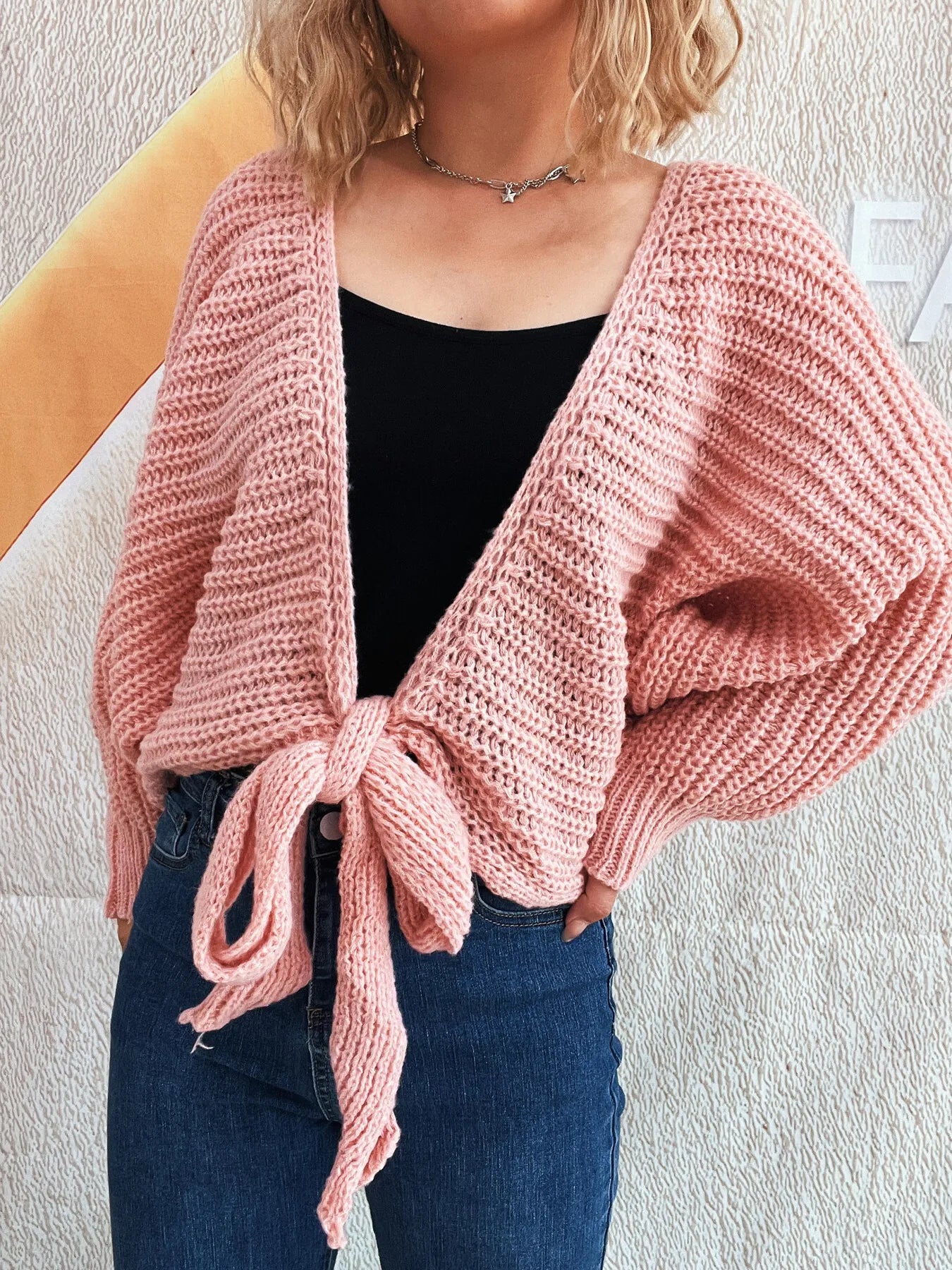 Tahata Open Sweater