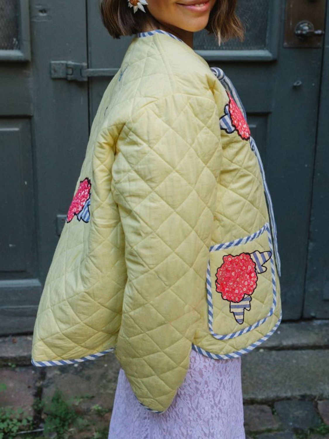 Canary Rose Quilted Jacket
