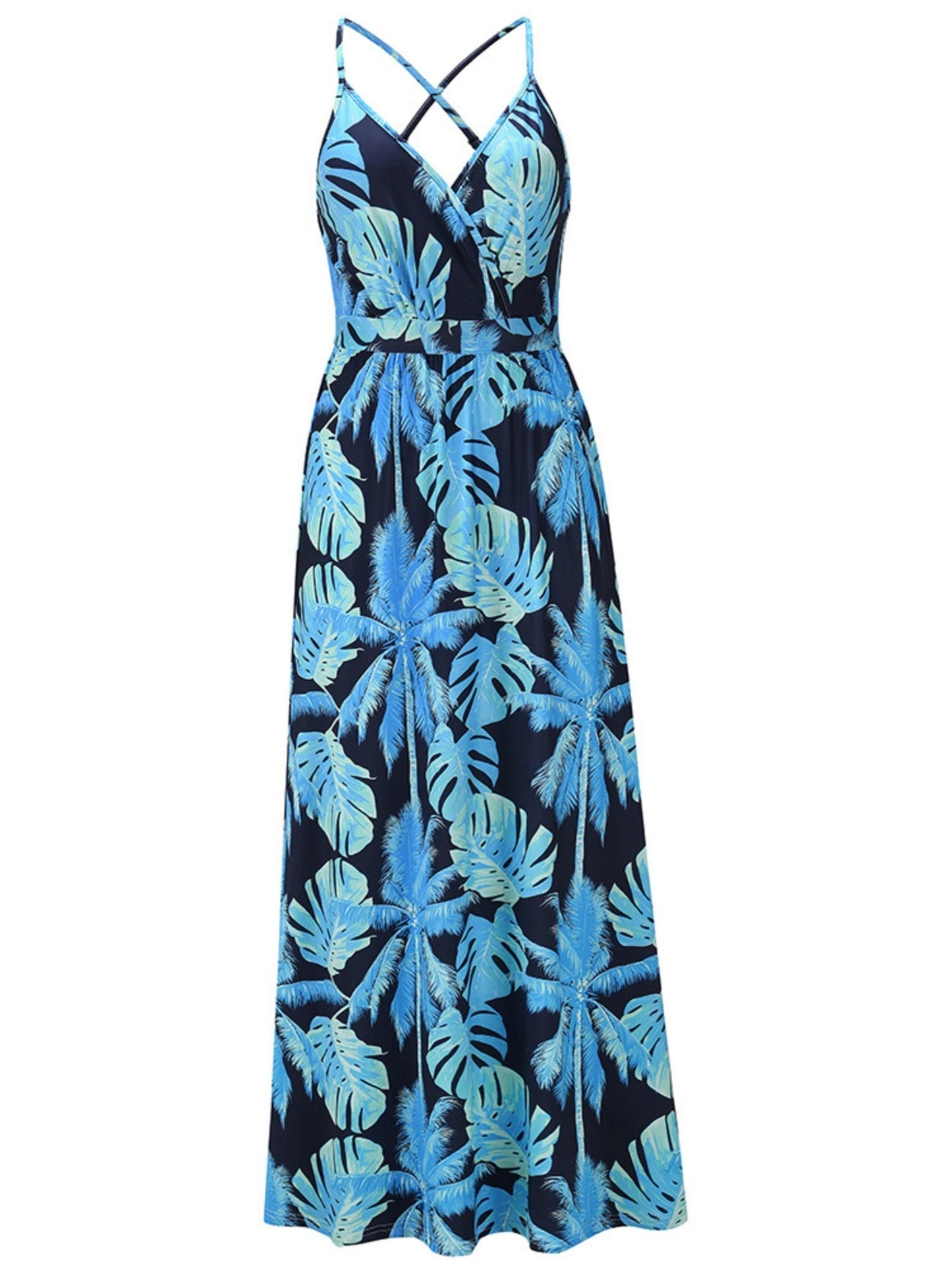 Floral Print Bohemia Camisoles Maxi Dresses