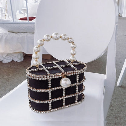 Pearl Bucket Handbag by Grace