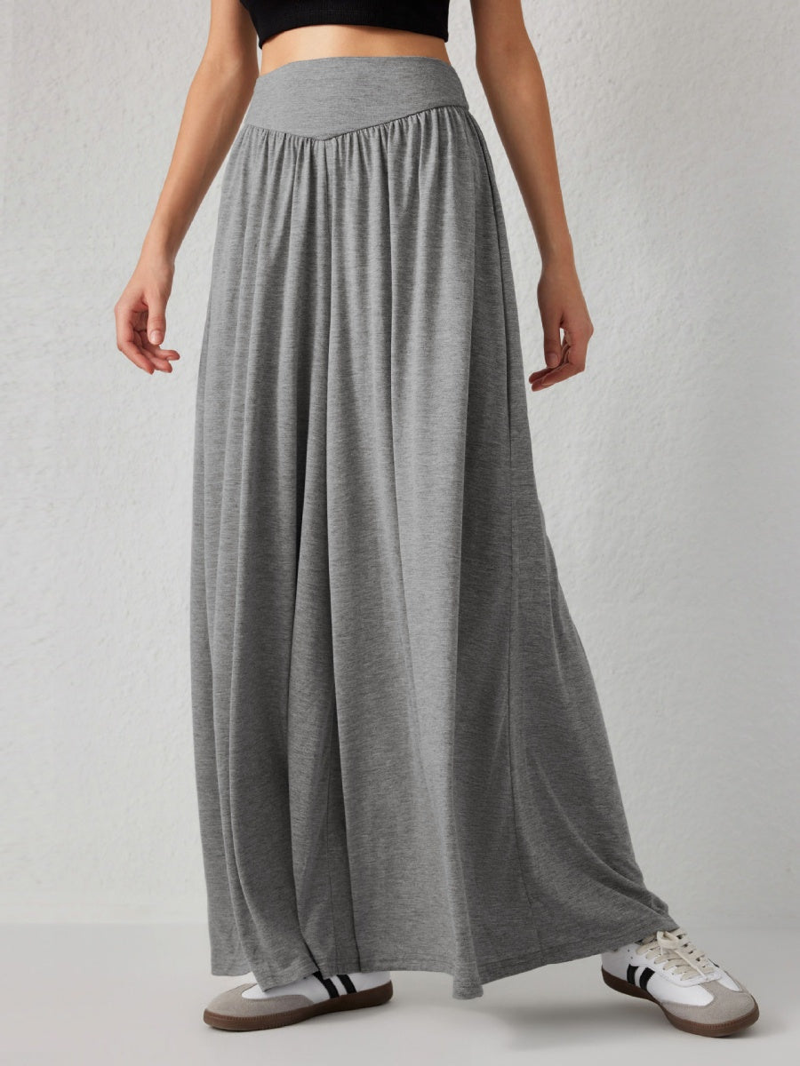 Loose-fit Culottes Pants Wide-leg Pants Drape Skirts
