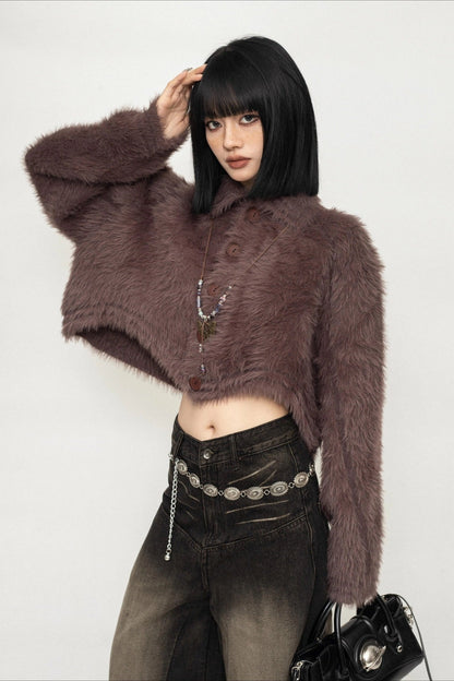 Sexy Short Knit Sweater
