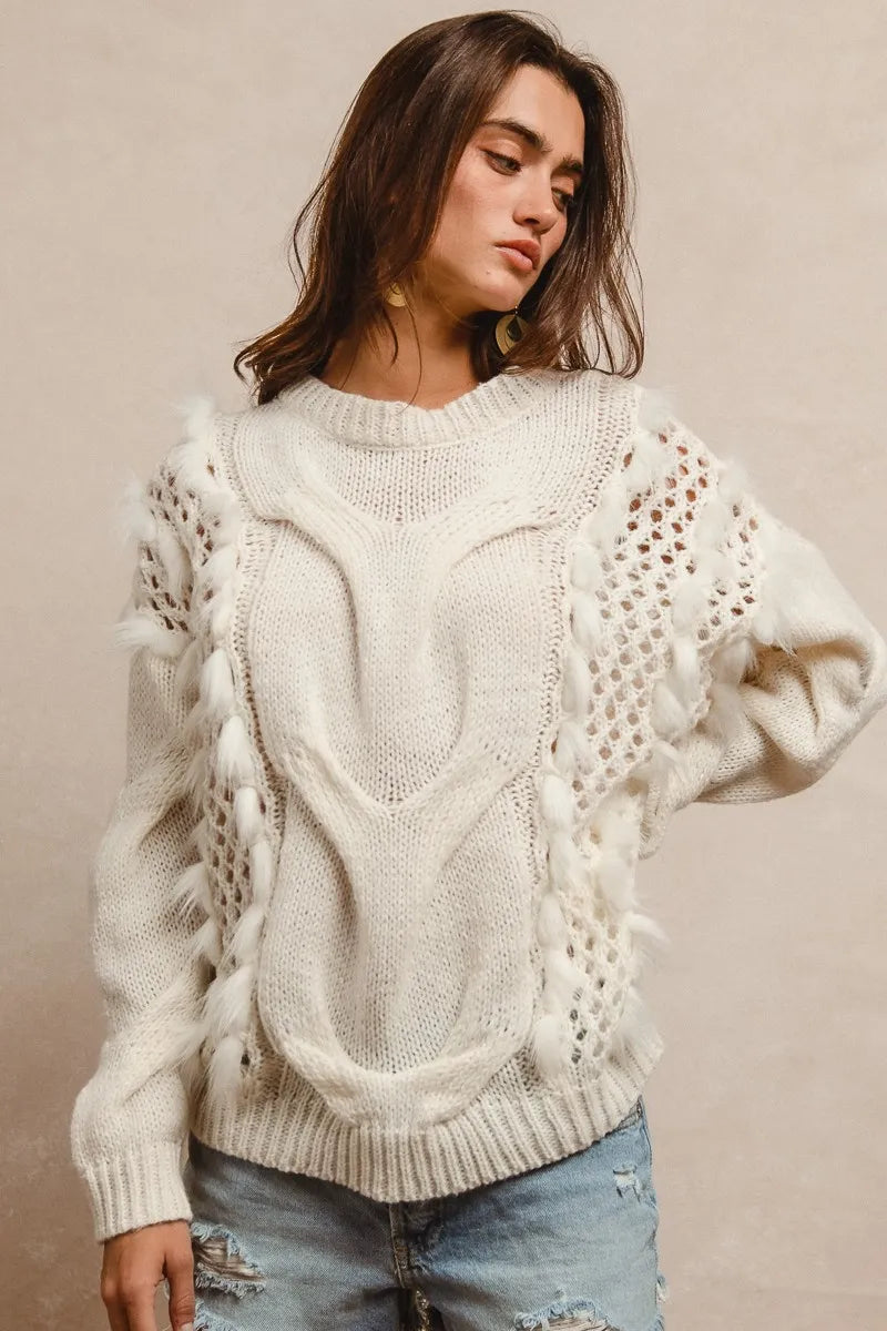 Vail Cable Knit Sweater
