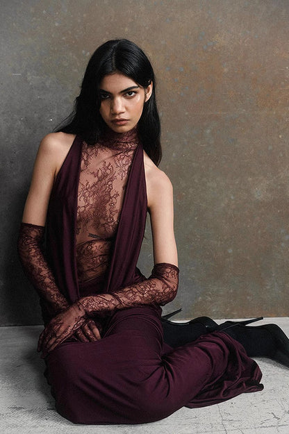 Sexy Cut Out Bodycon Maxi Dress