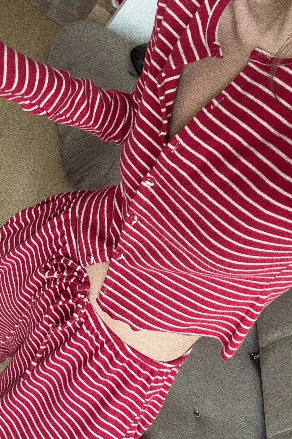 | Striped Two Piece Set