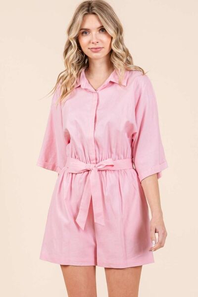 Lily Pink Romper