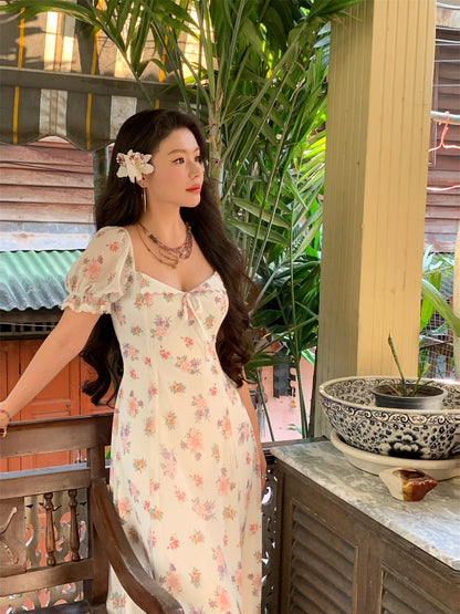 Magnolia Scent Embroidered Maxi Dress – Graceful   Floral Edition