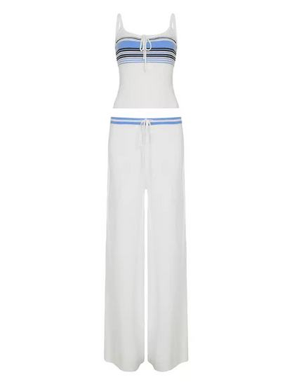 Asra Striped Knit Two-Piece Set
