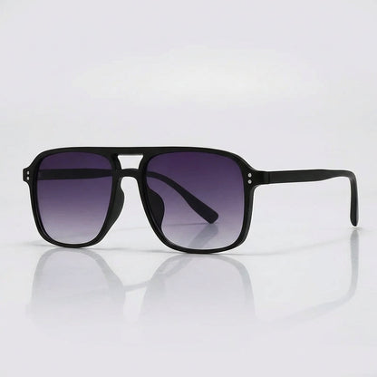 Oversized Retro Square Aviator Style Sunglasses – Chic UV Protection Eyewear