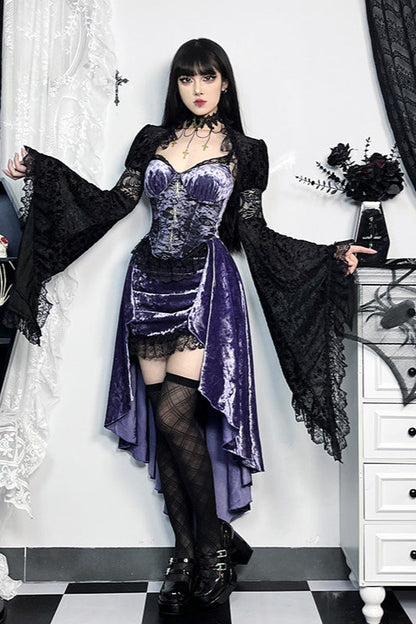 Fishtail Bodycon Gothic Dress