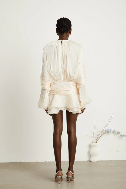 Nadia Ruffled Mini Dress