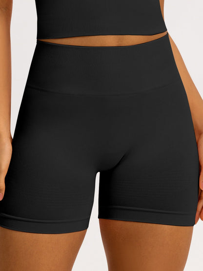Seamless High-waisted Hip Lift Exercise And Fitness Yoga Shorts