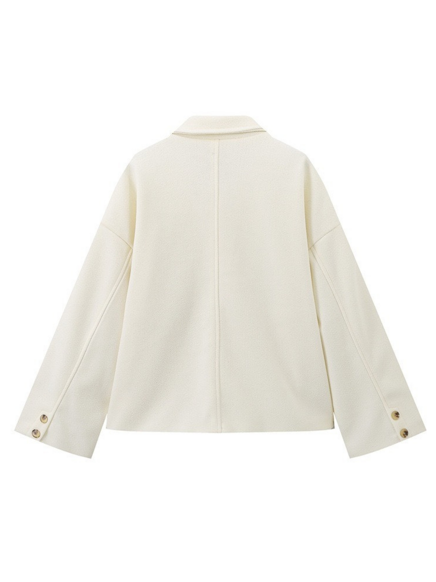Arina Lapel Button-Up Jacket