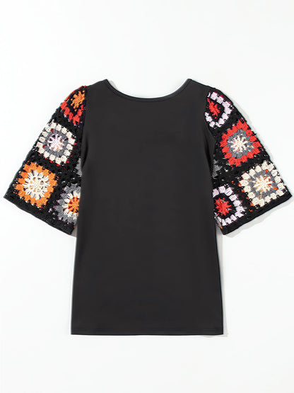Lace Sleeve Shirt