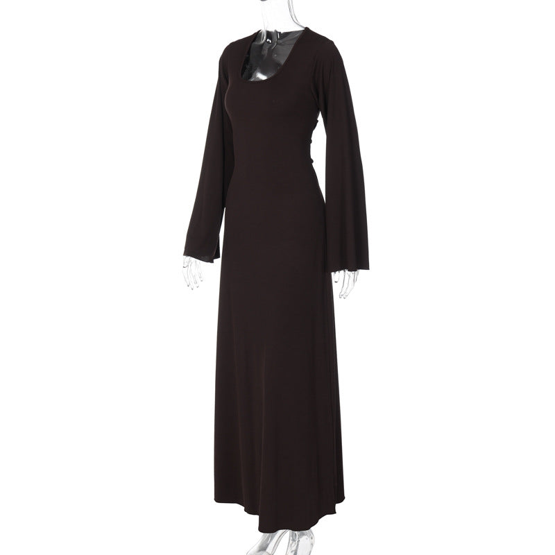 Elizabeth Maxi Dress - Brown