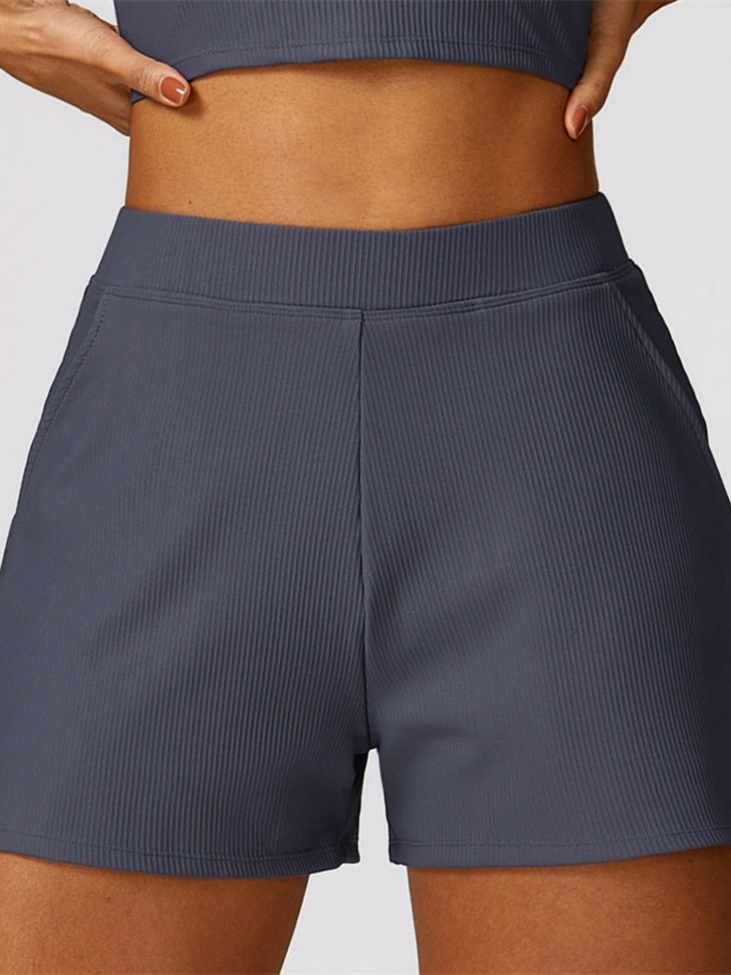 Quick-drying Breathable High-waisted Running, Yoga, And Fitness Shorts