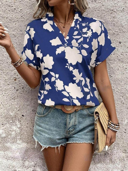 Chic Floral Daily Shirt