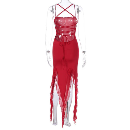 Afia Dress - Red